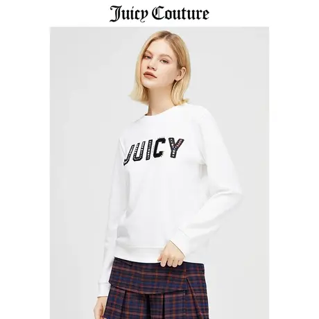 Juicy Couture橘滋春季新款显瘦针织套头衫宽松时尚圆领卫衣商品大图