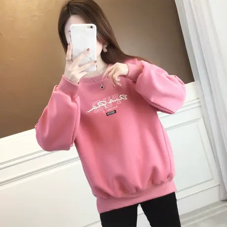 早春卫衣女春秋季韩版宽松初春百搭学生ins薄款开学季上衣外套潮图片