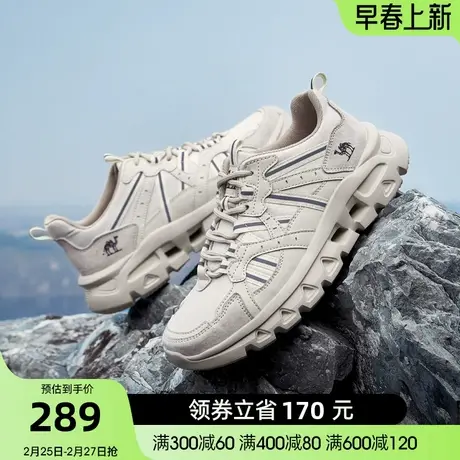 骆驼男鞋2024春季新款缓震透气休闲鞋溯溪厚底户外登山徒步鞋男商品大图