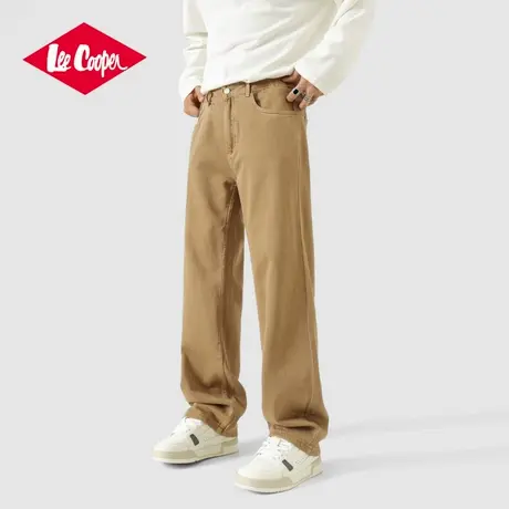 Lee Cooper/李库珀 天丝直筒宽松牛仔裤男薄款透气运动休闲阔腿裤商品大图