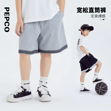 小猪班纳童装2025年夏装儿童裤子中大童男童五分裤宽松潮裤商品大图