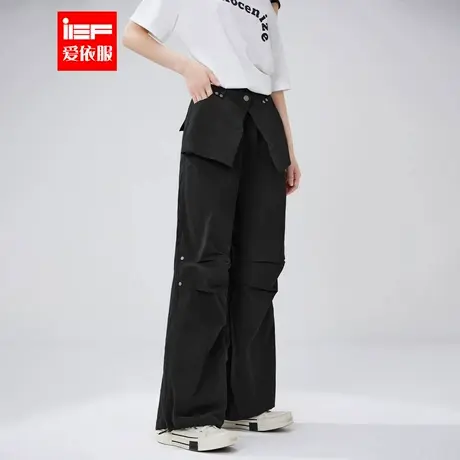 IEF/爱依服2025夏季新款休闲运动甜酷少女设计感百搭时尚女哈伦裤商品大图