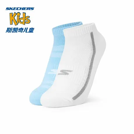 Skechers斯凯奇童装亲子儿童袜子2024夏季新款男女通用短筒运动袜商品大图
