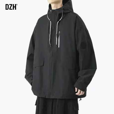 男士户外冲锋衣潮牌男工装外套春秋衣服休闲上衣男装2023新款风衣商品大图