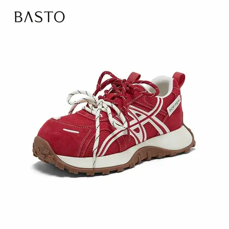 【好物体验专享】百思图2026春季商场新款老爹鞋女鞋D3889AM6商品大图