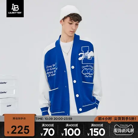 Lilbetter男士毛衣2023新款秋季开衫美式男装潮流外套休闲针织衫商品大图