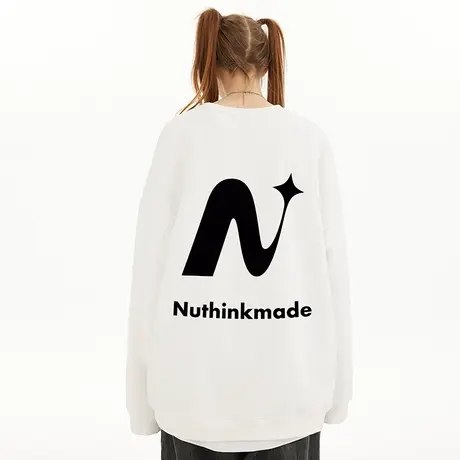 Nuthink美式卫衣潮牌薄款春季男2023新款宽松oversize春季上衣商品大图