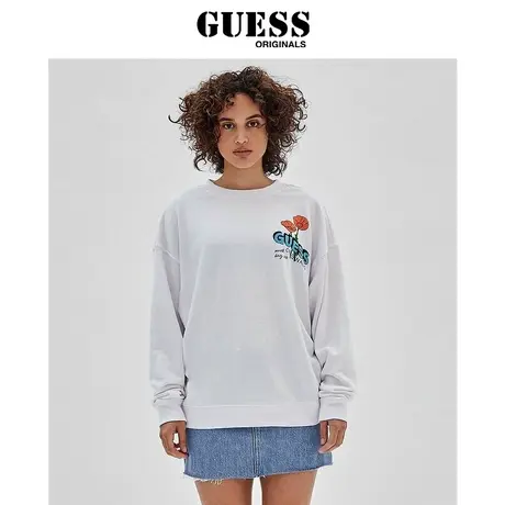 【38上新季】GUESS Originals 地球日系列男士圆领套头卫衣商品大图