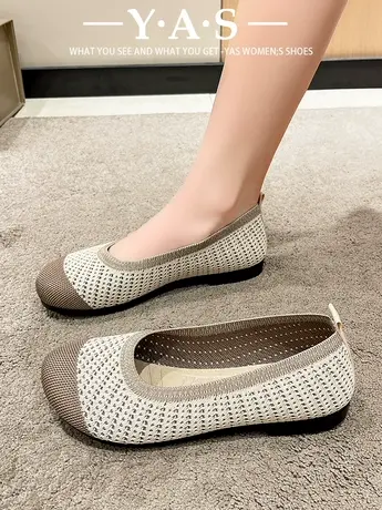 老北京布鞋女网鞋春季透气老太太鞋平底防滑奶奶鞋中老年人妈妈鞋商品大图