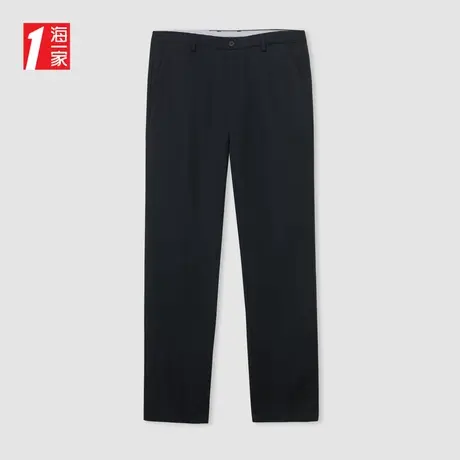 海一家商务休闲直筒长裤2024年夏季新款舒适基础中年男士休闲裤商品大图