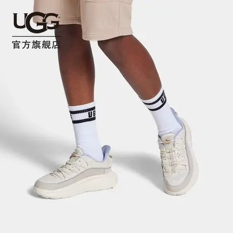 UGG春季新款男士休闲舒适系带厚底圆头混搭款休闲鞋 1152960图片