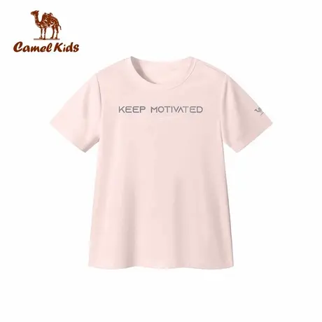 骆驼童装防晒短袖夏季新款男女儿童运动凉感防晒衣服吸汗速干T恤商品大图