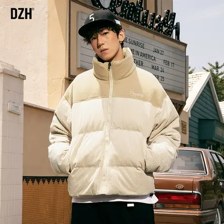 男士冬季外套男款刺绣棉衣男2023新款加厚棉服夹克潮牌美式防寒服图片