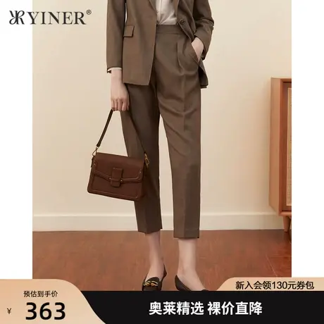 YINER音儿女装秋季新款舒适弹力裤休闲裤商品大图