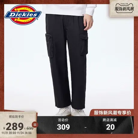 Dickies 春夏男士休闲直筒长裤 多口袋工装裤宽松图片
