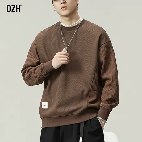 男士秋季重磅卫衣男款秋季长袖上衣潮牌男美式休闲情侣装外套衣服商品大图