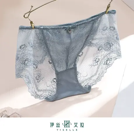 伊丝艾拉蕾丝速干三角裤 秋冬新款无痕中腰内裤女棉底小裤200227图片