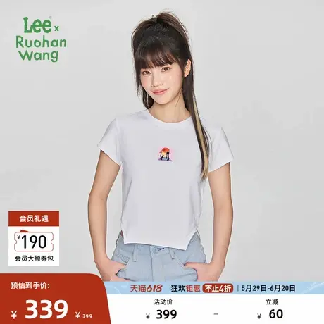 【Lee x Ruohan Wang联名系列】Lee商场款25夏新舒适版短款女短T图片