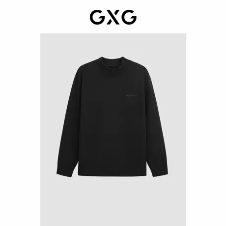 GXG男装 商场同款双色圆领毛衣针织衫 23年冬季新品GEX12029714图片