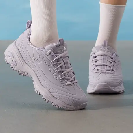 斯凯奇（Skechers）女鞋25秋冬新款厚底增高老爹鞋缓震轻质休闲鞋商品大图