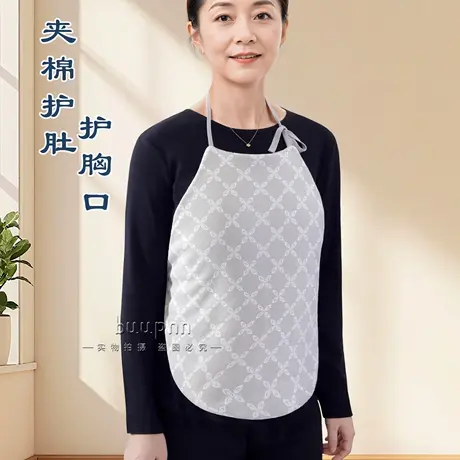 加厚夹棉肚兜防着凉成人睡觉护胸口防寒暖胃护肚脐眼一片式女商品大图