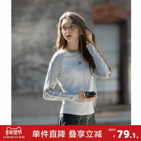 唐狮2026打底衫女秋冬圆领针织打底衫女春秋可外穿高级感洋气百搭图片