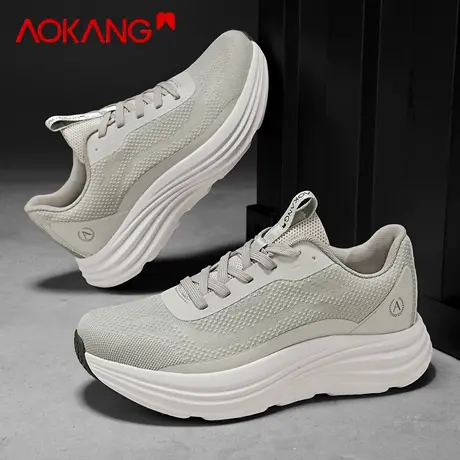 奥康男鞋2026新款春季休闲百搭运动鞋男款轻便透气减震耐磨跑步鞋图片