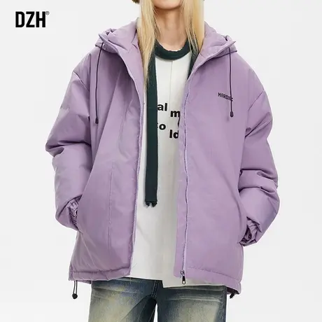 男女同款连帽情侣棉服男士冬季棉衣外套短款学生棉袄2024新款袄子商品大图