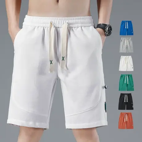 高端潮牌半截运动短裤男士潮流百搭外穿夏季薄款五分休闲裤子中裤商品大图