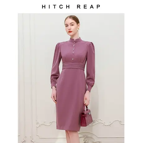 希区瑞普设计师高端改良旗袍女优雅2023秋季气质中国风礼服连衣裙商品大图