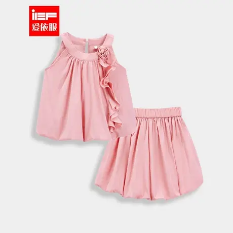 MINIIEF【爱依服童装】2025夏季新款法式甜美洋气女童上下套裤图片