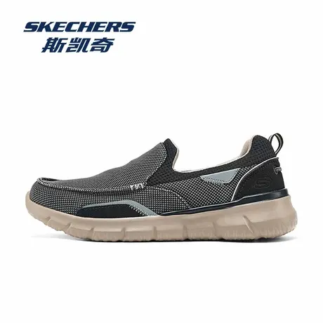 Skechers/斯凯奇一脚蹬男鞋夏季新款透气软底运动商务通勤布鞋男商品大图