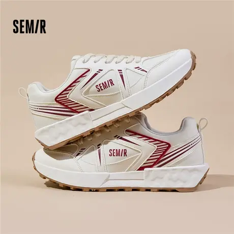 Semir男鞋2025秋季新款时尚百搭休闲鞋厚底增高运动鞋老爹鞋商品大图