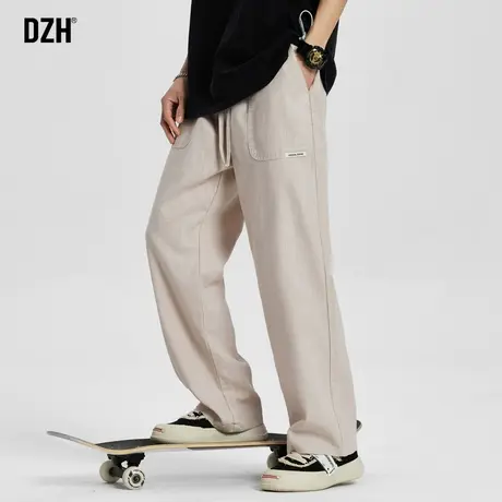 男士直筒裤美式工装裤潮牌男春秋纯棉裤子男裤2024年春季休闲长裤商品大图