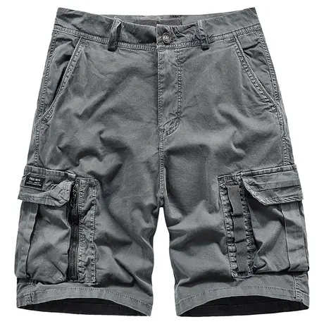 VIP夏季工装短裤男士大码宽松休闲五分裤美式复古薄款中裤子潮牌商品大图