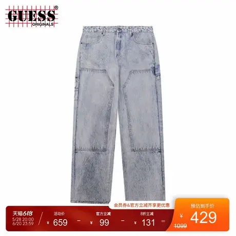 GUESSOriginals  男士简约拼接牛仔裤-M4YG51D4SB0商品大图