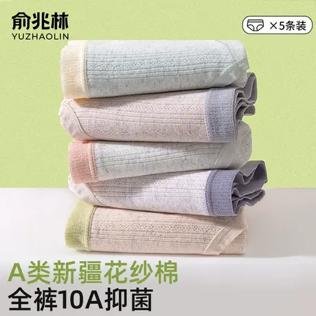 内裤女生纯棉10A抗菌全棉裆2025新款中腰大码无痕透气女士三角裤商品大图
