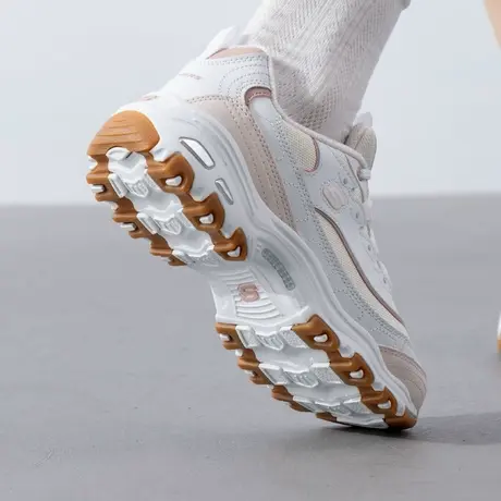 斯凯奇（Skechers）女鞋 2025年夏季新款厚底熊猫鞋时尚小白鞋舒商品大图