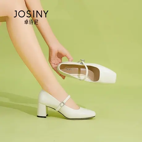 Josiny/卓诗尼秋季25玛丽珍鞋女百搭轻便软底时尚浅口不累脚单鞋商品大图
