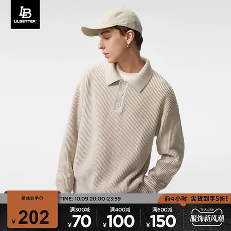 Lilbetter毛衣男慵懒高级感毛线衣宽松男装秋冬季外套休闲针织衫商品大图