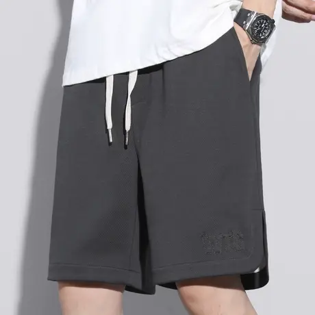 五分运动休闲短裤男士宽松外穿夏季薄款中裤子加肥加大码胖子男款商品大图
