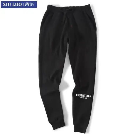 秀洛FOG裤子男ESSENTIALS潮牌男士休闲裤FEAR OF GOD敬畏上帝卫裤商品大图