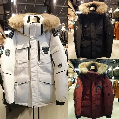 反季2021新款ins棉袄情侣棉衣军工装羽绒服男女中长款加厚外套潮图片