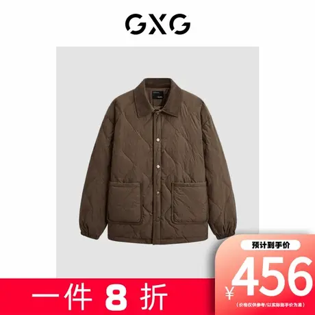 【新款】GXG男装 简约时尚潮流柔软轻薄保暖翻领羽绒服男士图片