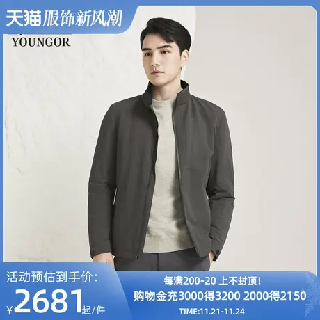 【商场同款】雅戈尔男士夹克秋冬新款官方商务休闲棉夹克男S3843商品大图