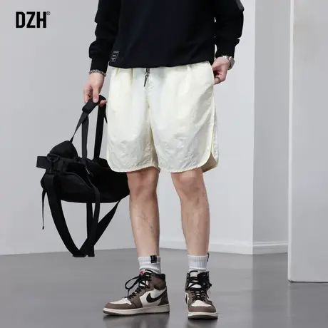 男士速干短裤男款运动五分裤男夏季薄款冰丝裤子休闲百搭沙滩裤男商品大图