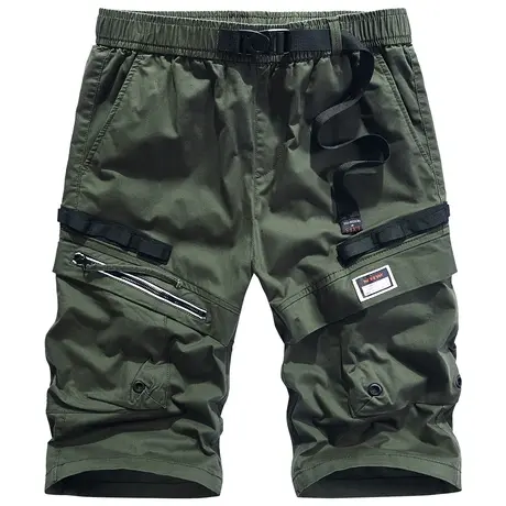 VIP夏季工装短裤男士韩版潮流休闲5五分裤宽松运动多袋七分裤潮牌商品大图