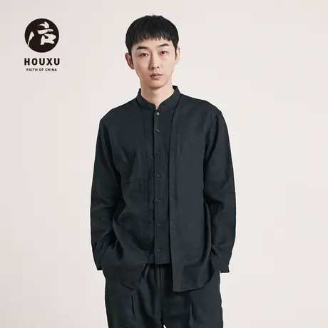 后序【纯亚麻系列】高端亚麻衬衫男衬衣国风禅意上衣新中式男装图片