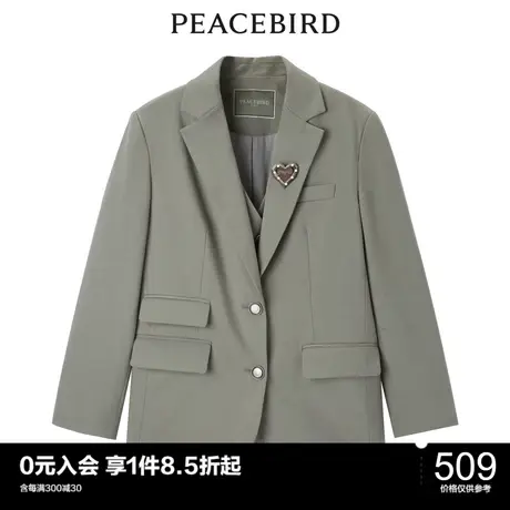 太平鸟年秋季新款时髦气质西装A1BAC3458图片