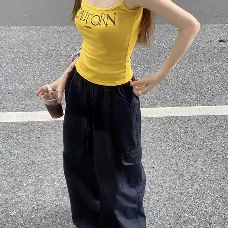韩版小吊带背心女夏性感外穿纯色大码休闲内搭打底衫无袖T恤上衣图片
